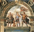 サラ デル ジッリの装飾 ルネッサンス フィレンツェ ドメニコ ギルランダイオ